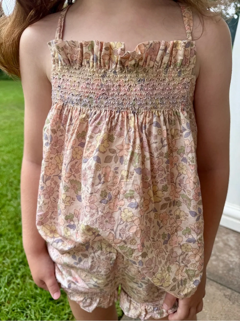 NWT Early Sunday JJ Set in Garden Flowers